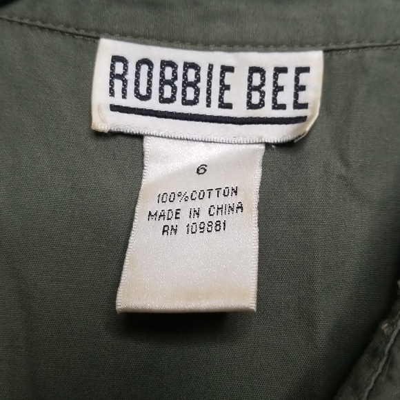 Robbie Bee womens dress size 6 100% cotten snap closure - Picture 2 of 4